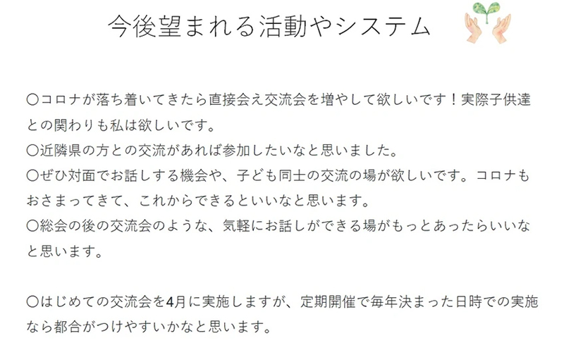 満足度アンケート結果