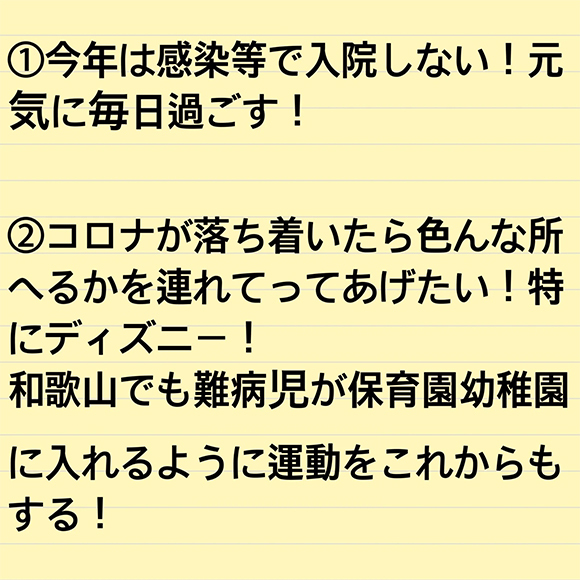 新年の目標